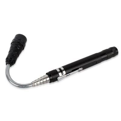 3 LED การตรวจสอบยืดหยุ่น Telescoping เครื่องมือการเก็บแม่เหล็กหลายสี