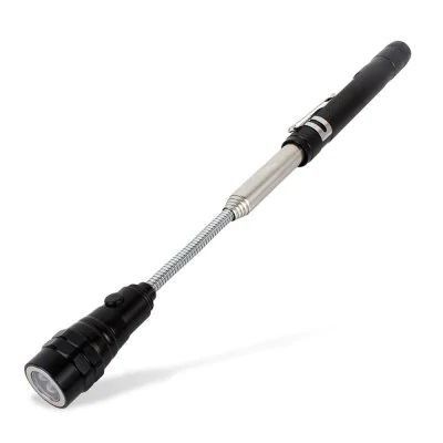 3 LED การตรวจสอบยืดหยุ่น Telescoping เครื่องมือการเก็บแม่เหล็กหลายสี