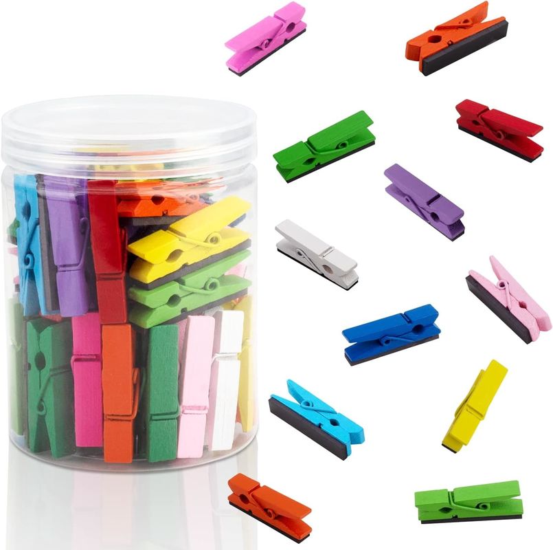 30pcs สีหลากหลาย บุคคลิปแม่เหล็กสําหรับกระดานสีขาว ครูห้องเย็น