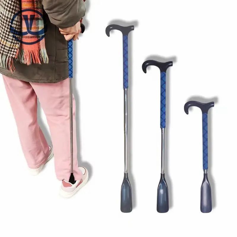 แม็กเนติกขยายยาวจับ Shoehorn Telescopic โหลดรองเท้า Horn สําหรับผู้สูงอายุ ผู้ชาย ผู้หญิงและเด็ก สําหรับรองเท้าและรองเท้า
