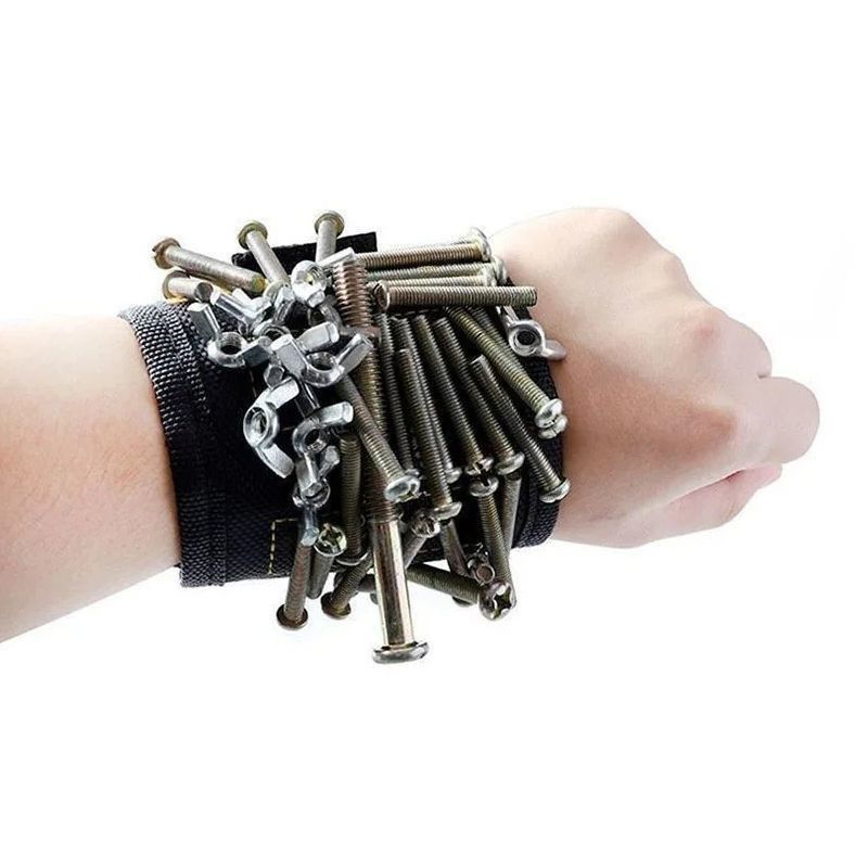 สายข้อมือแม่เหล็กที่เป็นมิตรต่อสิ่งแวดล้อมที่มีแม่เหล็กแข็งแรงและเครื่องมือรับโทรทรรศน์สําหรับการถือสกรูในโครงการการปลูกไม้
