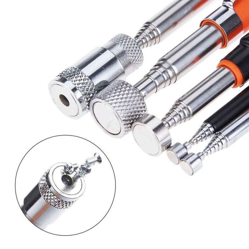 พกพา Telescopic Magnetic Magnetic Pen อุปกรณ์มือถือ ความจุในการรับ Nut Bolt กระดานสต็อปขยายได้