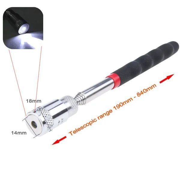 พกพา Telescopic Magnetic Magnetic Pen อุปกรณ์มือถือ ความจุในการรับ Nut Bolt กระดานสต็อปขยายได้