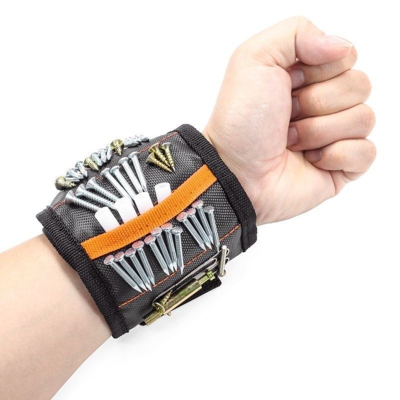 ปรับข้อมือแม่เหล็กแข็งแรงสําหรับสกรู การแขวนเครื่องมือหลายสี