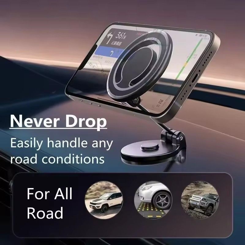 1080 มักเนตรถยนต์ถือโทรศัพท์ มักเนตรถยนต์ Bracket Mount Cell สมาร์ทโฟนสนับสนุนในรถยนต์ สําหรับ iPhone 15 14 13 12 11 Samsung