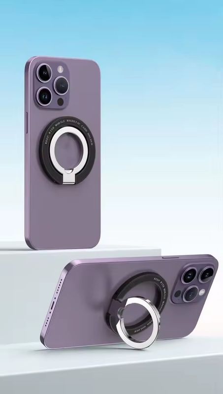 เครื่องถือแหวนโทรศัพท์มือถือแม่เหล็ก เหมาะกับ iPhone 12 13 14 ซีรีส์ MagSafe ถือโทรศัพท์มือถือถอดถอน